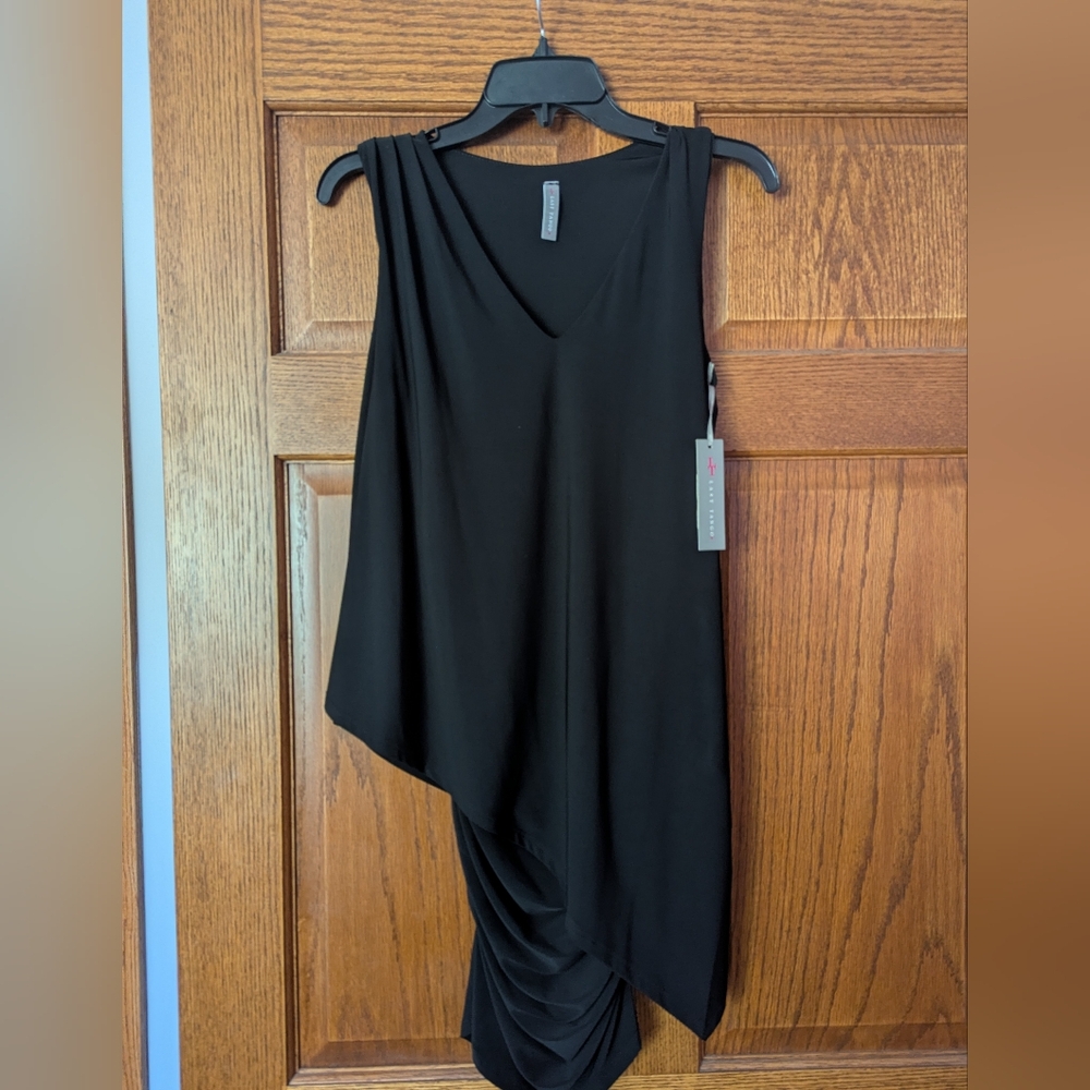 Last Tango Elegant Black Sleeveless Dress